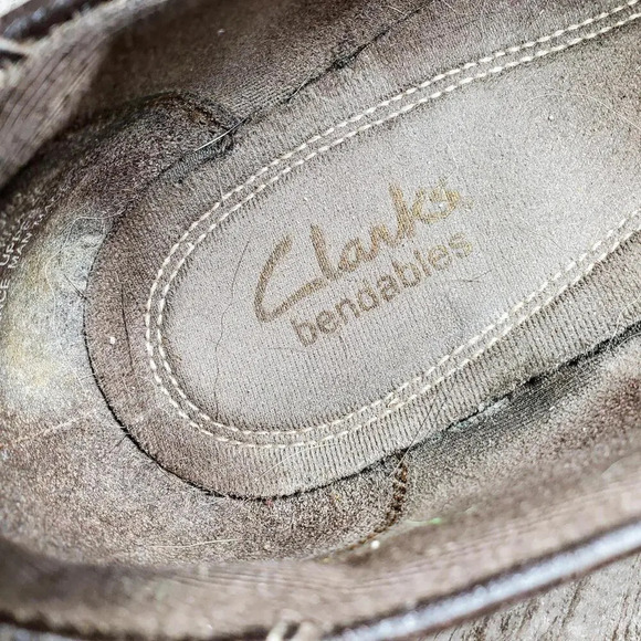 Clark's Bendables Brown Leather Women's Wave Mary Jane Shoes Size 9M - Picture 7 of 10